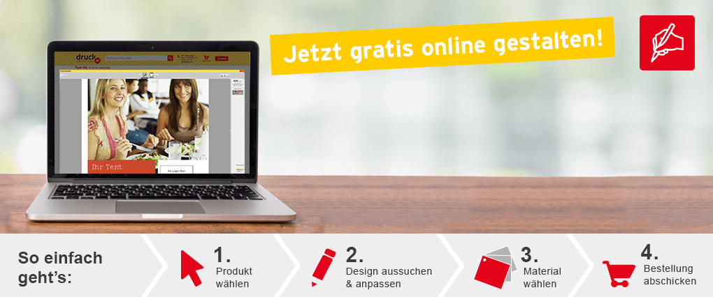 Jetzt gratis online gestalten!